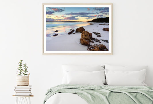 Sea Sunset Scenery Photograph Home Decor Premium Quality Poster Print Choose Your Sizes