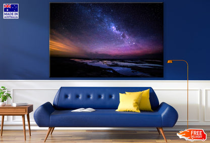 Milky Way View Over Mountains Print 100% Australian Made
