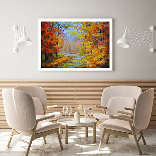 Colorful Forest Oil Painting Home Decor Premium Quality Poster Print Choose Your Sizes
