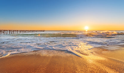 Sea Sunset Scenery Photograph Print 100% Australian Made