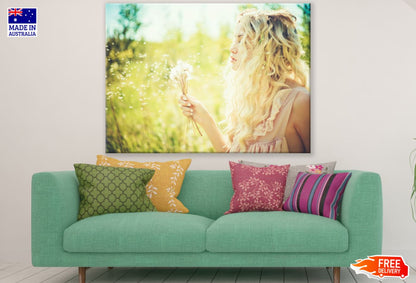 Girl with Flowers Photograph Print 100% Australian Made