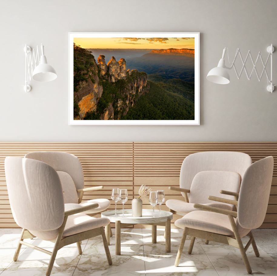 Mountains Scenery View Photograph Home Decor Premium Quality Poster Print Choose Your Sizes