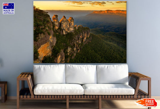 Mountains Scenery View Photograph Print 100% Australian Made