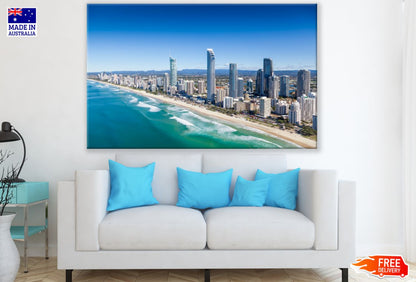 City & Sea Scenery Photograph Print 100% Australian Made