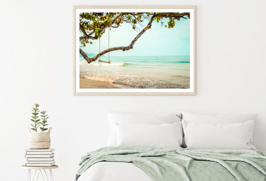 Tree & Sea Scenery Photograph Home Decor Premium Quality Poster Print Choose Your Sizes