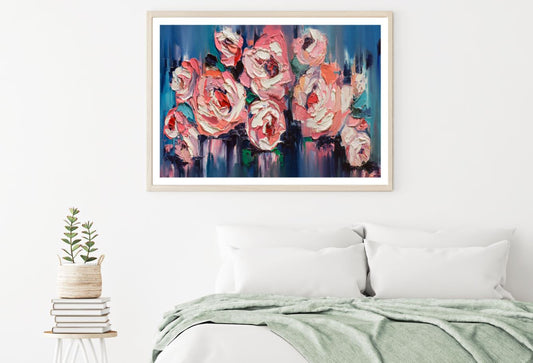 Colorful Flowers Oil Painting Home Decor Premium Quality Poster Print Choose Your Sizes