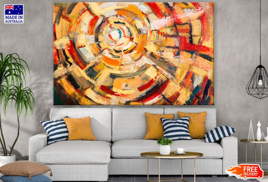 Colorful Abstract Design Print 100% Australian Made