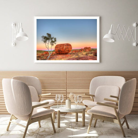 Mountain Sunset Scenery View Home Decor Premium Quality Poster Print Choose Your Sizes