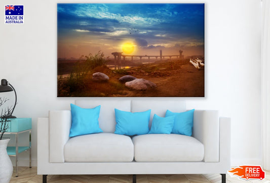 Nature Sunset Scenery Photograph Print 100% Australian Made