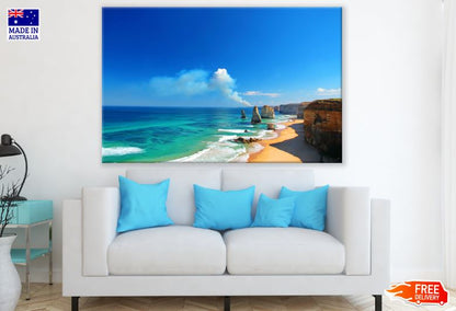 Stunning Sea & Cliff Scenery Photograph Print 100% Australian Made
