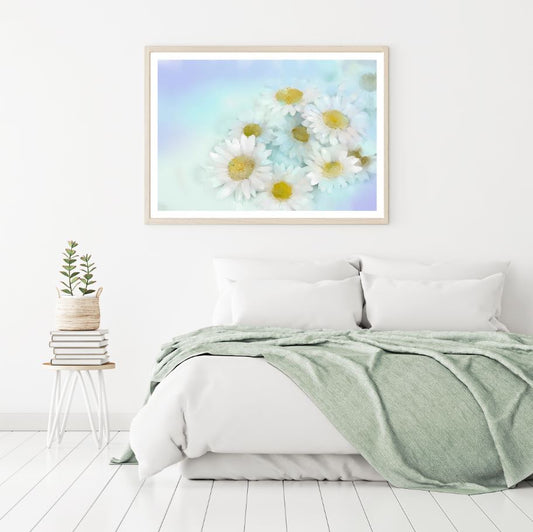 Colorful Flowers Watercolor Paint Home Decor Premium Quality Poster Print Choose Your Sizes