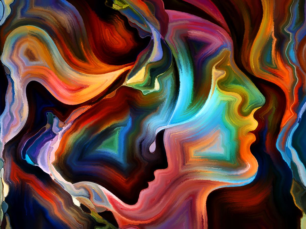 Colorful Abstract Fractal Design Print 100% Australian Made