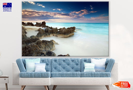 Stunning Sea Scenery Photograph Paint Print 100% Australian Made