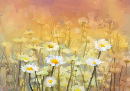 Colorful Flowers Watercolor Paint Print 100% Australian Made