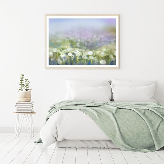 Colorful Flowers Watercolor Paint Home Decor Premium Quality Poster Print Choose Your Sizes