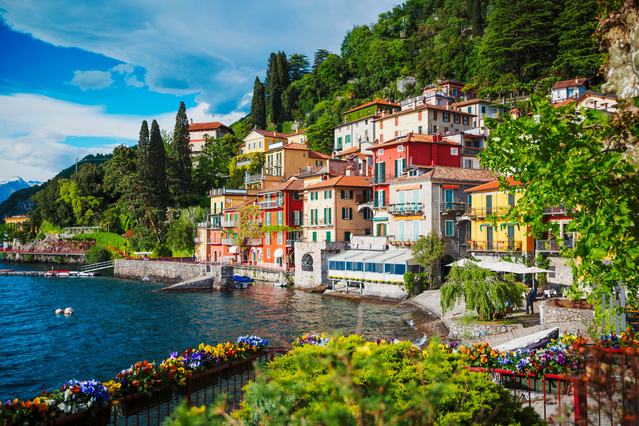 Houses Near Lake Photograph Home Decor Premium Quality Poster Print Choose Your Sizes