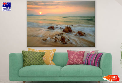 Sea Sunset Scenery Photograph Print 100% Australian Made