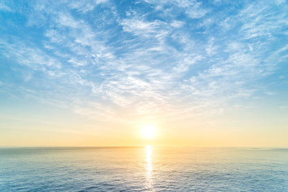 Sea Sunset Scenery Photograph Print 100% Australian Made
