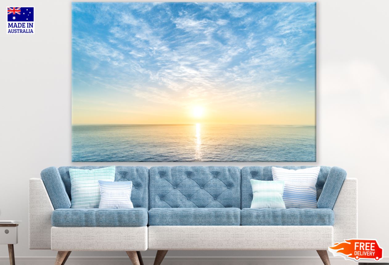 Sea Sunset Scenery Photograph Print 100% Australian Made