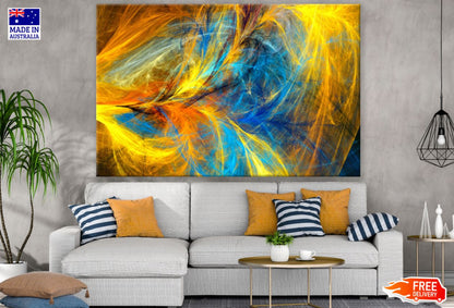 Colorful Abstract Fractal Design Print 100% Australian Made