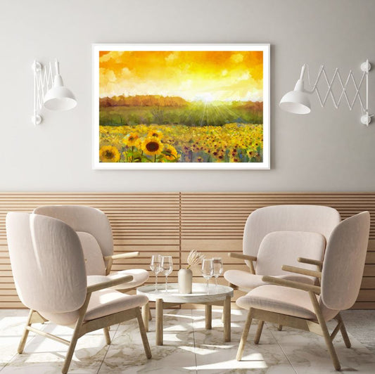 Colorful Flowers Watercolor Paint Home Decor Premium Quality Poster Print Choose Your Sizes