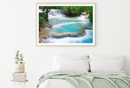 Stunning Waterfall Scenery View Home Decor Premium Quality Poster Print Choose Your Sizes