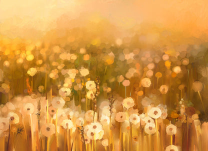 Flower Field Watercolor Painting Print 100% Australian Made