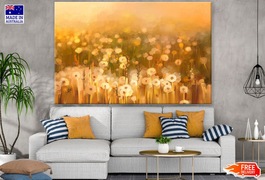Flower Field Watercolor Painting Print 100% Australian Made