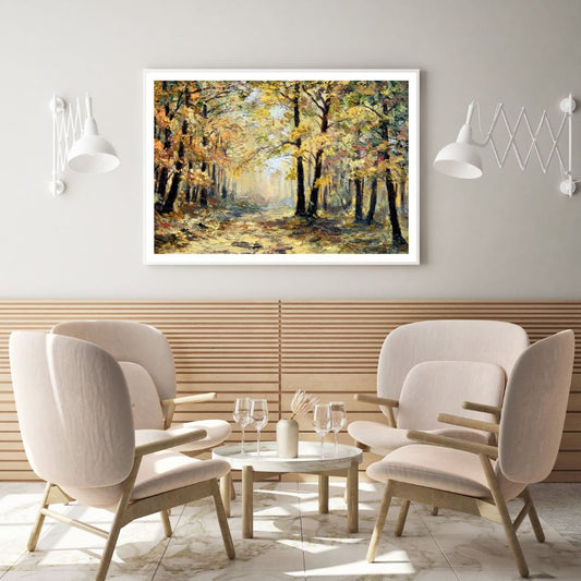 Colorful Forest Oil Painting Home Decor Premium Quality Poster Print Choose Your Sizes
