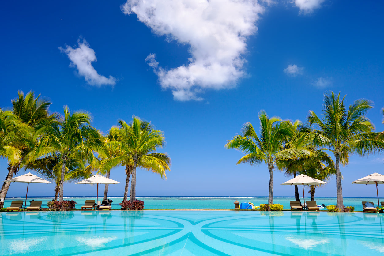 Pool & Sea Scenery Photograph Print 100% Australian Made