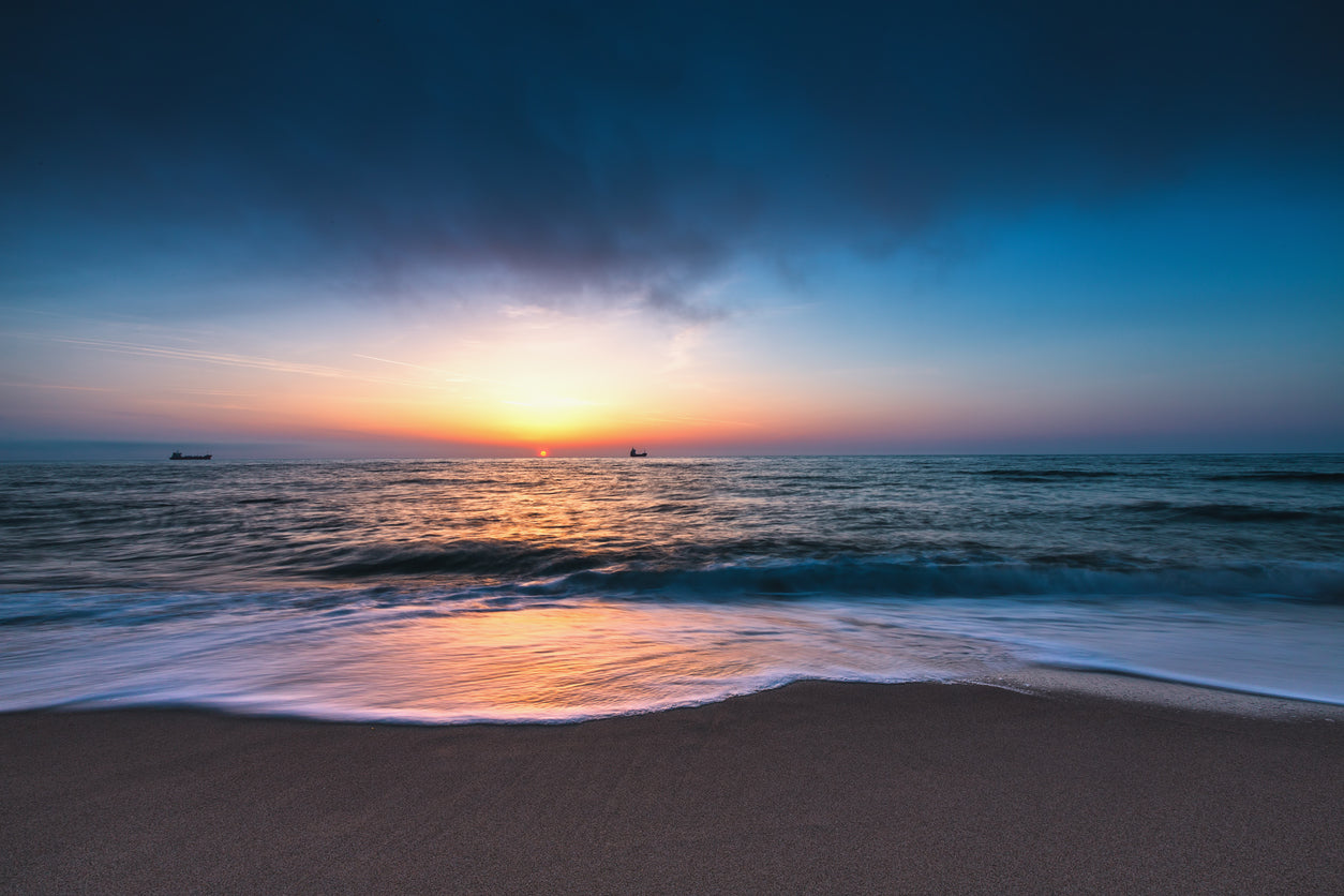 Sea Sunset Scenery Photograph Print 100% Australian Made