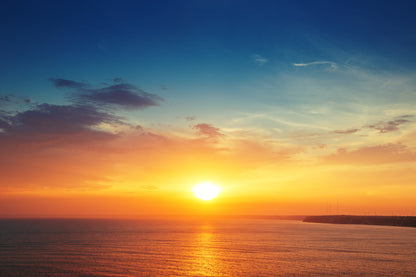 Sea Sunset Scenery Photograph Print 100% Australian Made