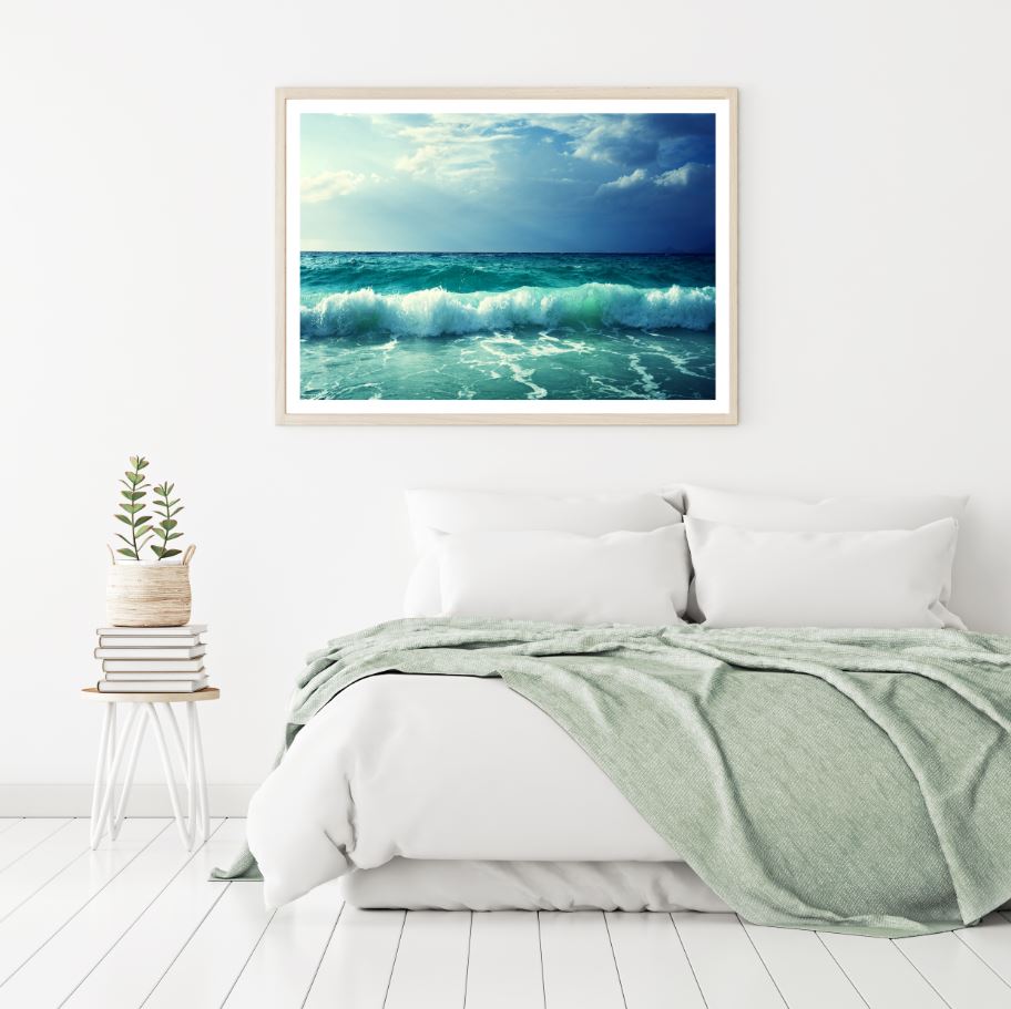 Stunning Sea Scenery Photograph Home Decor Premium Quality Poster Print Choose Your Sizes