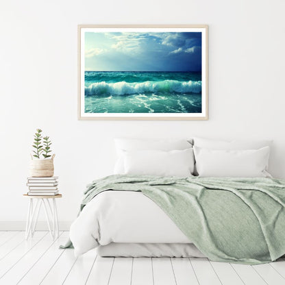 Stunning Sea Scenery Photograph Home Decor Premium Quality Poster Print Choose Your Sizes