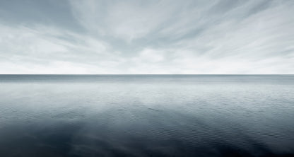 B&W Sea Scenery Photograph Home Decor Premium Quality Poster Print Choose Your Sizes