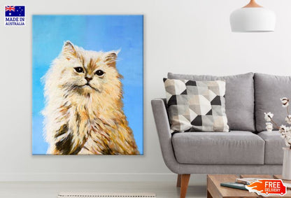 Cat Portrait Oil PaintingPrint 100% Australian Made