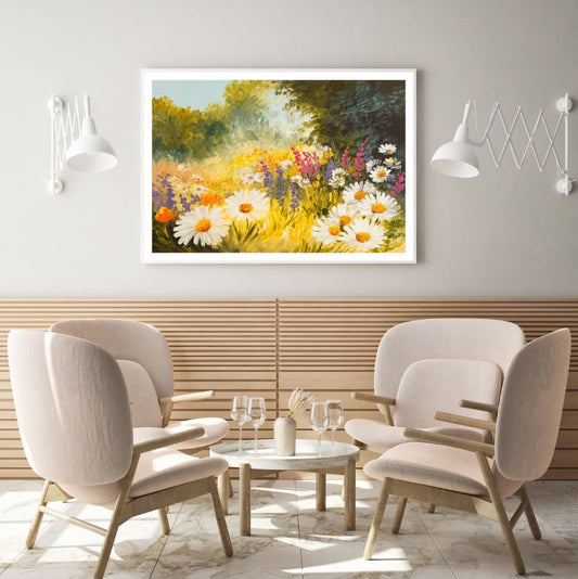 Colorful Flowers Oil Painting Home Decor Premium Quality Poster Print Choose Your Sizes