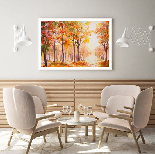 Colorful Forest Oil Painting Home Decor Premium Quality Poster Print Choose Your Sizes