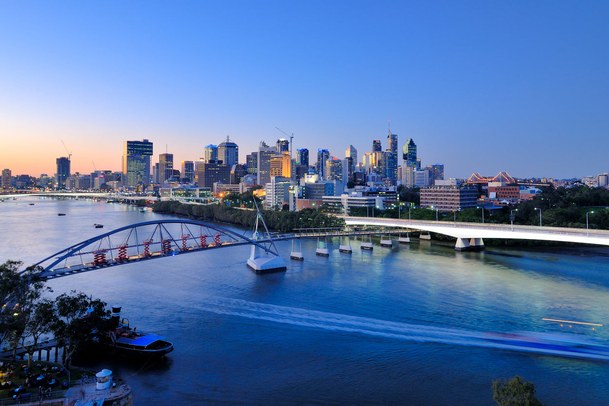 City & Sea Sky View Photograph Print 100% Australian Made