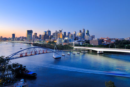 City & Sea Sky View Photograph Print 100% Australian Made