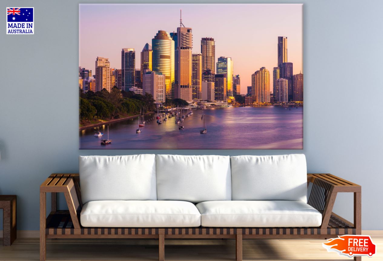 City & Sea Scenery Photograph Print 100% Australian Made