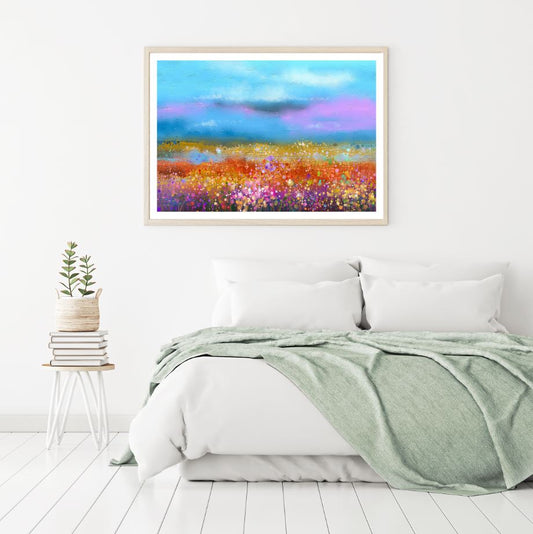 Colorful Flowers Oil Painting Home Decor Premium Quality Poster Print Choose Your Sizes