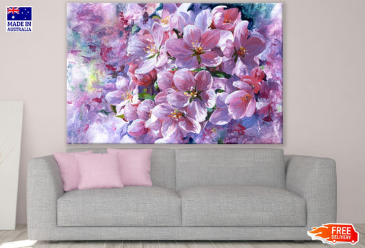 Colorful Flowers Oil Painting Print 100% Australian Made