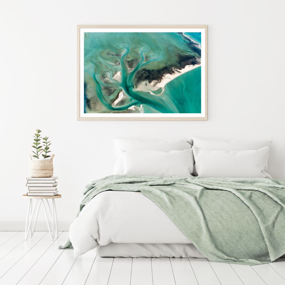 Stunning Sea Aerial View Scenery Home Decor Premium Quality Poster Print Choose Your Sizes