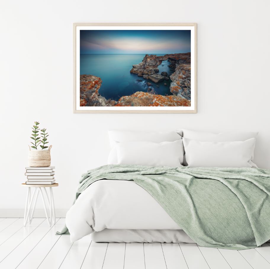 Sea & Cliff Scenery Photograph Home Decor Premium Quality Poster Print Choose Your Sizes