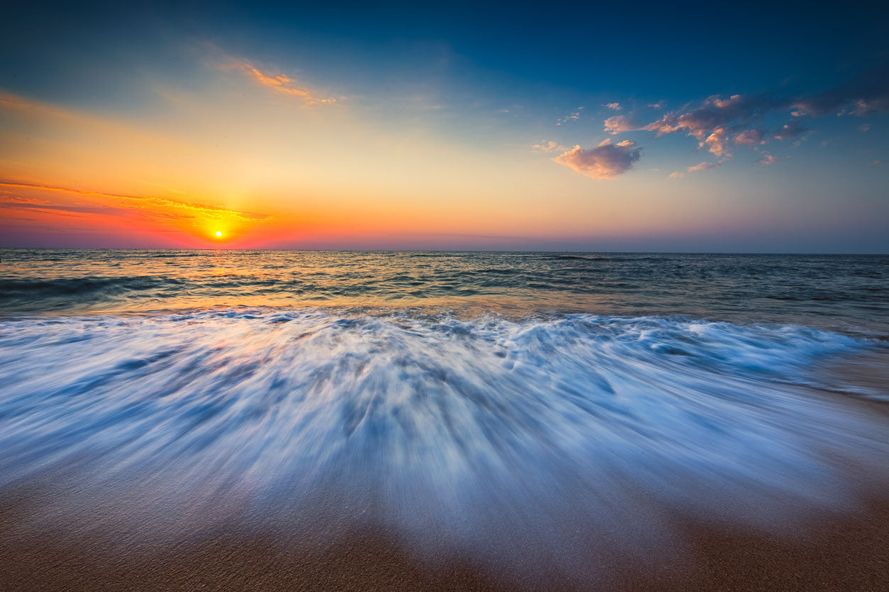 Sea Sunset Scenery Photograph Print 100% Australian Made