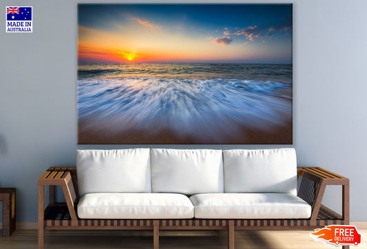 Sea Sunset Scenery Photograph Print 100% Australian Made
