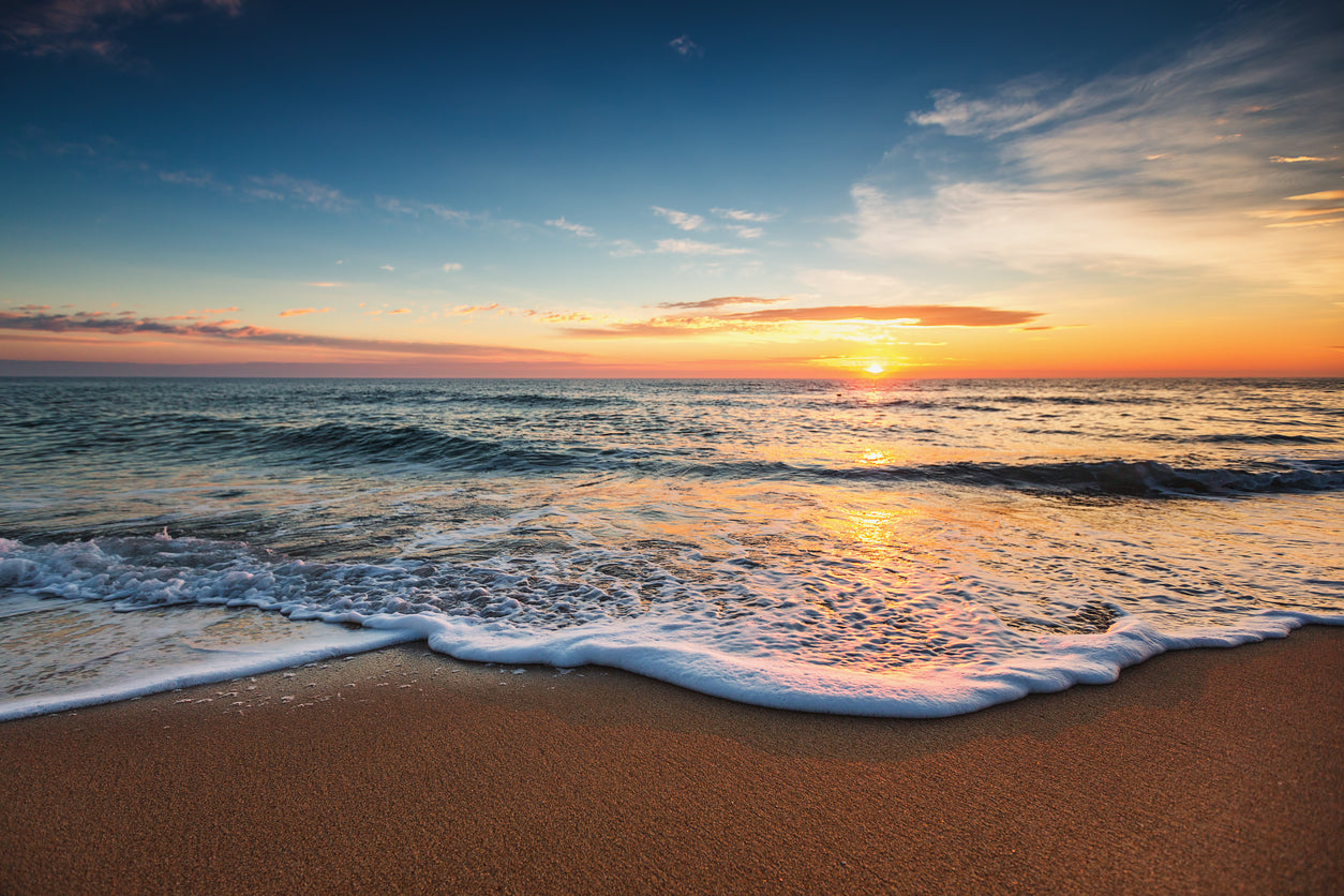 Sea Sunset Scenery Photograph Print 100% Australian Made