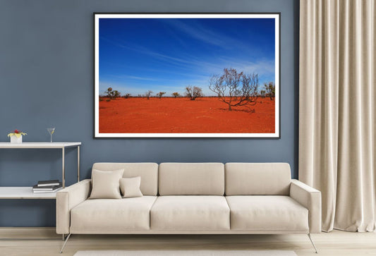 Dry Land with Dead Trees View Home Decor Premium Quality Poster Print Choose Your Sizes