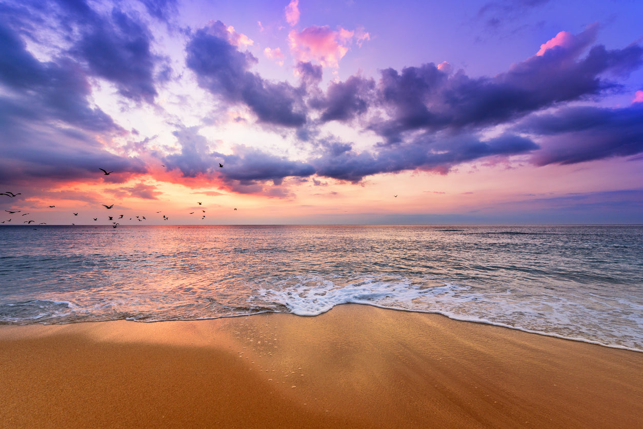 Sea Sunset Scenery Photograph Print 100% Australian Made